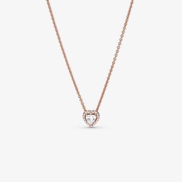 Pandora Jewelry - NEW-SPARKLING Heart Collier Necklace